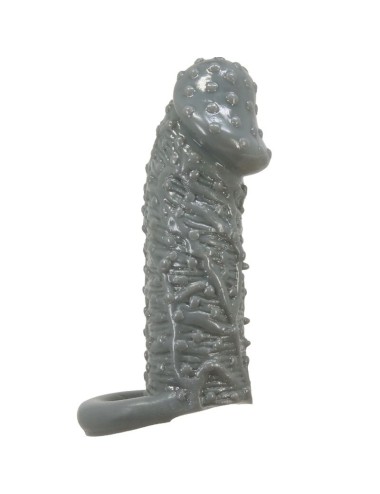 PRETTY LOVE - MODELLO REALISTICO DI INGRANDIMENTO E MANICA DI RITARDO PER IL PENE 2 GRIGIO