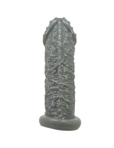 PRETTY LOVE - MODELLO REALISTICO DI INGRANDIMENTO E MANICA DI RITARDO PER IL PENE 2 GRIGIO
