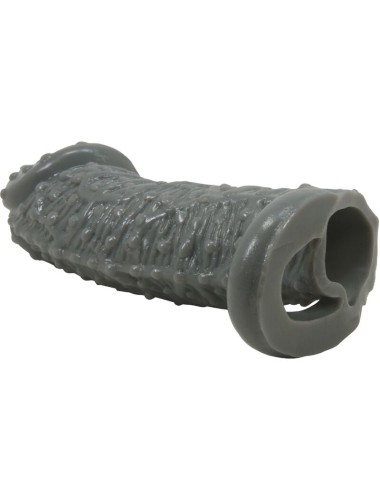 PRETTY LOVE - MODELLO REALISTICO DI INGRANDIMENTO E MANICA DI RITARDO PER IL PENE 2 GRIGIO