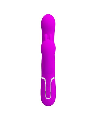 PRETTY LOVE - CAMMY VIBRATORE TRIPLO MULTIFUNZIONE 4 IN 1 ROSA