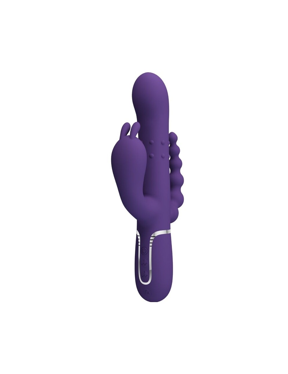 PRETTY LOVE - CAMMY VIBRATORE TRIPLO MULTIFUNZIONE 4 IN 1 VIOLA