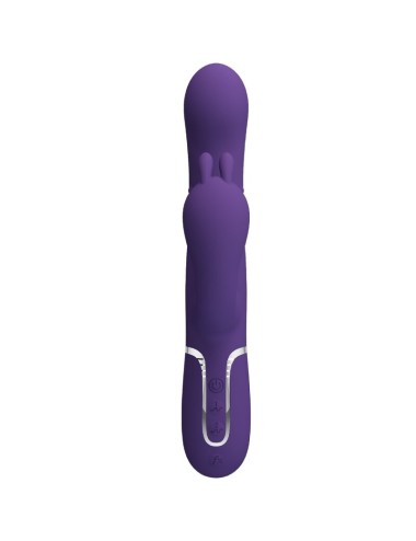 PRETTY LOVE - CAMMY VIBRATORE TRIPLO MULTIFUNZIONE 4 IN 1 VIOLA