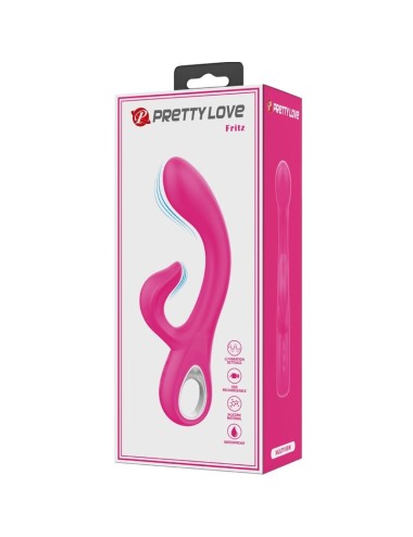 PRETTY LOVE - VIBRATORE FRITZ RABBIT 12 VIBRAZIONI ROSA