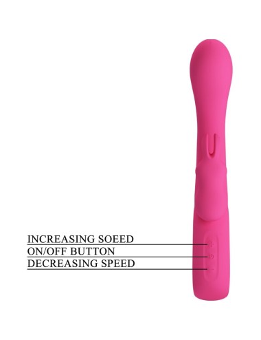 PRETTY LOVE - VIBRATORE NOVAK RABBIT 12 VIBRAZIONI ROSA