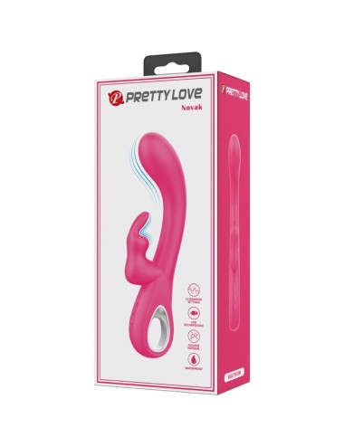 PRETTY LOVE - VIBRATORE NOVAK RABBIT 12 VIBRAZIONI ROSA