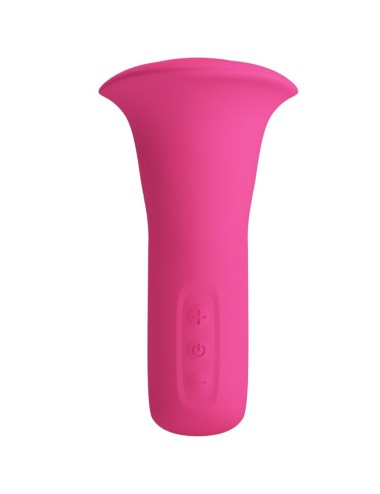 PRETTY LOVE - CLYDE VIBRATORE ORALE LINGUA VIBRANTE 12 VIBRAZIONI ROSA