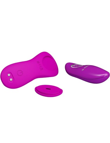 PRETTY LOVE - ROMARIO STIMOLATORE CLITORIDEO LAY-ON TELECOMANDO ROSA