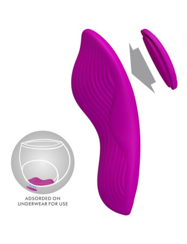 PRETTY LOVE - ROMARIO STIMOLATORE CLITORIDEO LAY-ON TELECOMANDO ROSA