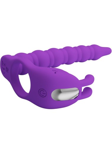 PRETTY LOVE - BLACKNEY ANELLI PER PENE CON SPINA VIBRATORE