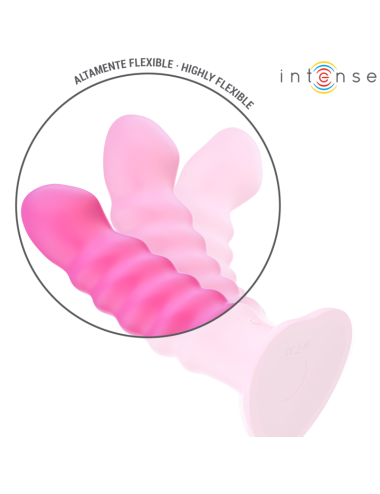 INTENSE - CINDY VIBRATORE TAGLIA L DESIGN A SPIRALE 10 VIBRAZIONI TELECOMANDO ROSA