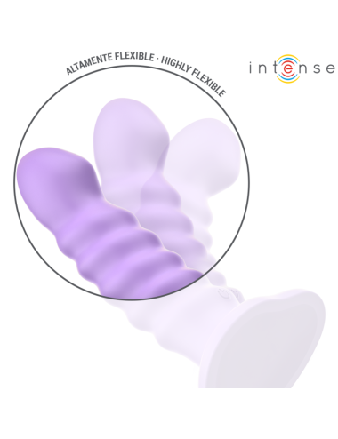 INTENSE - BRENDA VIBRATORE TAGLIA M DESIGN A SPIRALE 10 VIBRAZIONI TELECOMANDO VIOLA