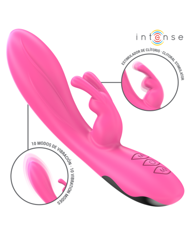 INTENSE - RANDALL VIBRATORE RABBIT 10 VIBRAZIONI ROSA
