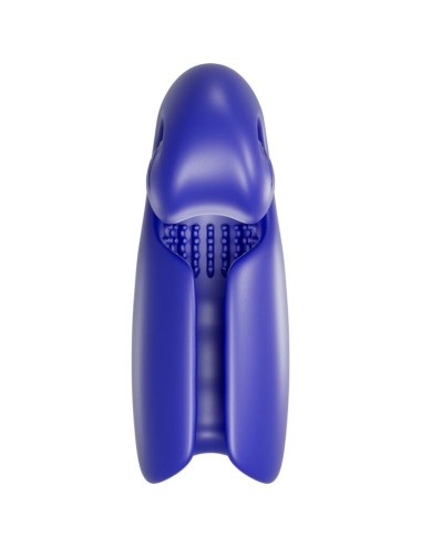 SNAIL VIBE - EVO PER LUI MASTURBATORE MASCHILE SLIDE N'ROLL BLU SCURO