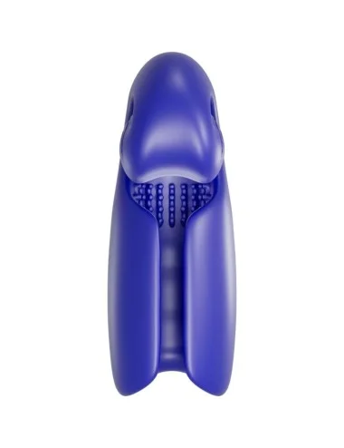 SNAIL VIBE - EVO PER LUI MASTURBATORE MASCHILE SLIDE N'ROLL BLU SCURO