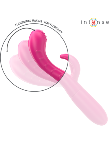 INTENSE - VIBRATORE AMARA CON LINGUA STIMOLANTE 10 VIBRAZIONI ROSA