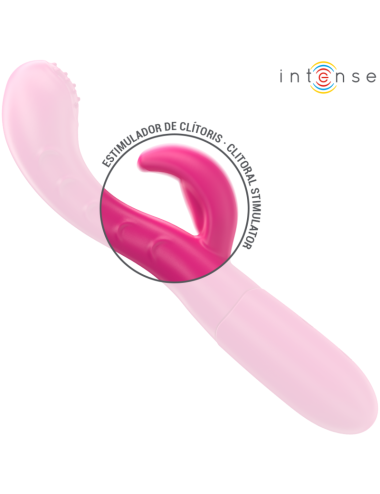 INTENSE - VIBRATORE AMARA CON LINGUA STIMOLANTE 10 VIBRAZIONI ROSA