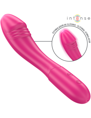 INTENSE - BELINDA VIBRATORE 19 CM FLESSIBILE 10 VIBRAZIONI ROSA