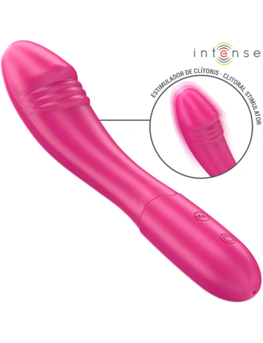 INTENSE - BELINDA VIBRATORE 19 CM FLESSIBILE 10 VIBRAZIONI ROSA