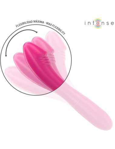 INTENSE - BELINDA VIBRATORE 19 CM FLESSIBILE 10 VIBRAZIONI ROSA