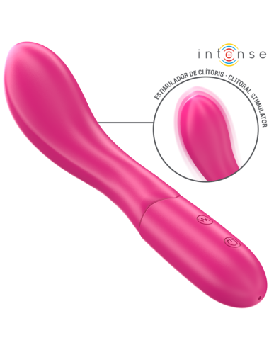 INTENSE - LISETTE VIBRATORE 19 CM FLESSIBILE 10 VIBRAZIONI ROSA