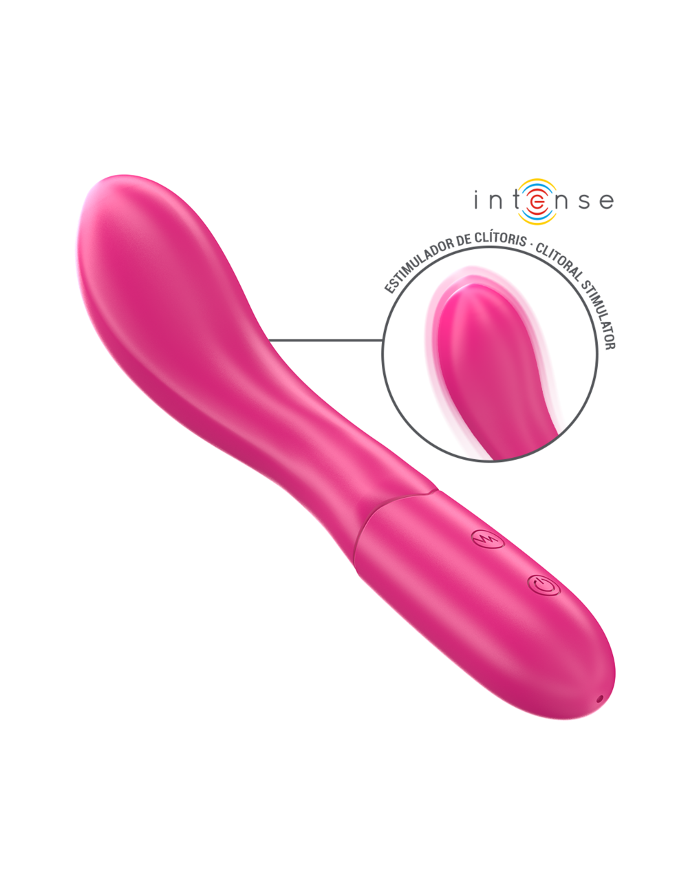 INTENSE - LISETTE VIBRATORE 19 CM FLESSIBILE 10 VIBRAZIONI ROSA