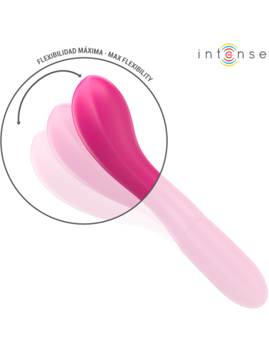 INTENSE - LISETTE VIBRATORE 19 CM FLESSIBILE 10 VIBRAZIONI ROSA