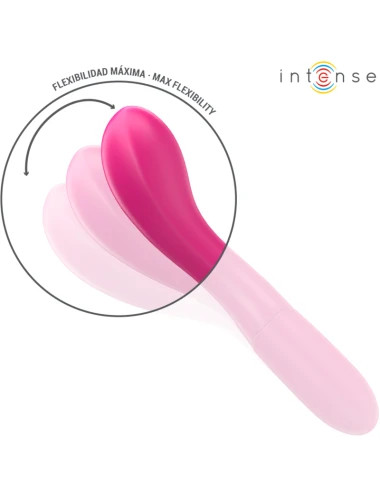 INTENSE - LISETTE VIBRATORE 19 CM FLESSIBILE 10 VIBRAZIONI ROSA