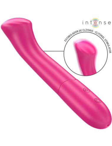 INTENSE - PATY VIBRATORE 19 CM FLESSIBILE 10 VIBRAZIONI MODELLO 2 ROSA