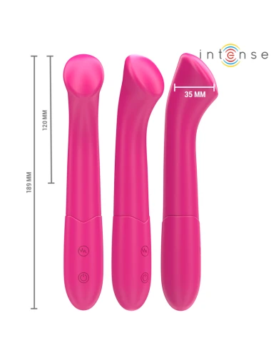 INTENSE - PATY VIBRATORE 19 CM FLESSIBILE 10 VIBRAZIONI MODELLO 2 ROSA