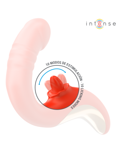 INTENSE - PAULINA VIBRATORE E STIMOLATORE A FORMA DI U ROSSO