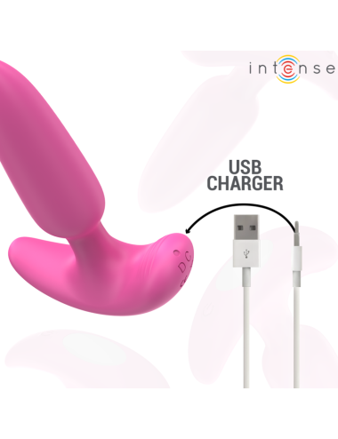 INTENSE - ROSS ANAL PLUG 10 VIBRAZIONI ROSA TELECOMANDO