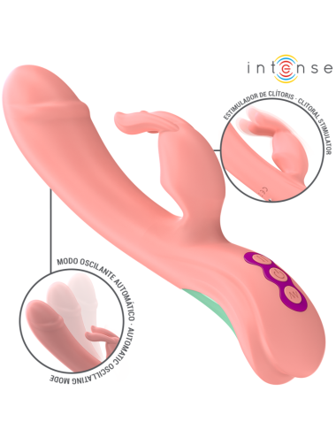 INTENSE - RACHEL RABBIT VIBRATORE 5 VIBRAZIONI ROSA