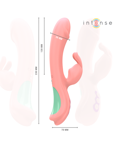 INTENSE - RACHEL RABBIT VIBRATORE 5 VIBRAZIONI ROSA