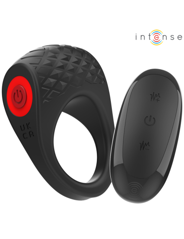 INTENSE - CLOVER VIBRATORE ANELLO PER PENE 10 VIBRAZIONI NERO