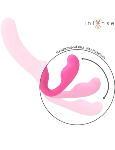 INTENSE - AMY DOPPIO VIBRATORE 20 CM ROSA TELECOMANDO