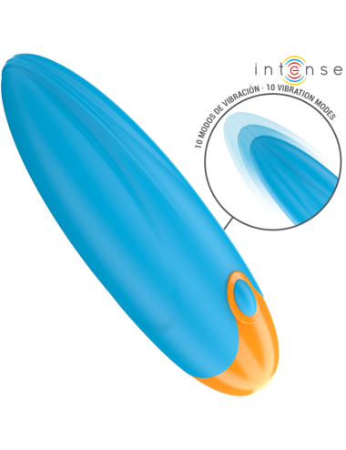 INTENSE - MIKE VIBRATING BULLET 10 VIBRAZIONI TELECOMANDO BLU