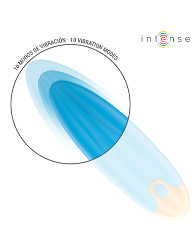 INTENSE - MIKE VIBRATING BULLET 10 VIBRAZIONI TELECOMANDO BLU