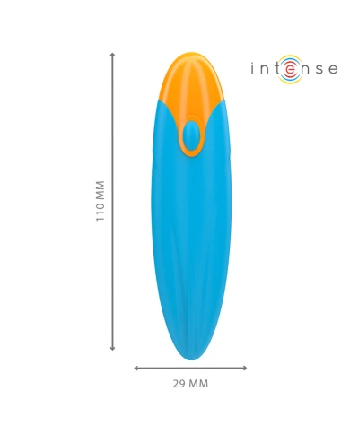 INTENSE - MIKE VIBRATING BULLET 10 VIBRAZIONI TELECOMANDO BLU