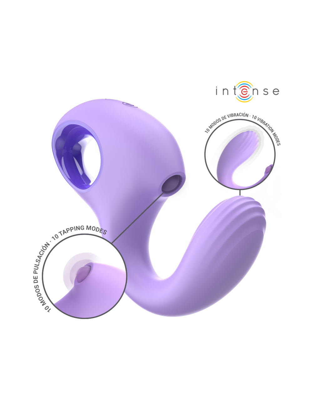INTENSE - BAXTER VIBRATORE E STIMOLATORE VIOLA TELECOMANDO INTENSE - BAXTER VIBRATORE E STIMOLATORE VIOLA TELECOMANDO