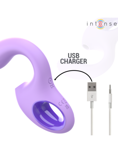 INTENSE - BAXTER VIBRATORE E STIMOLATORE VIOLA TELECOMANDO