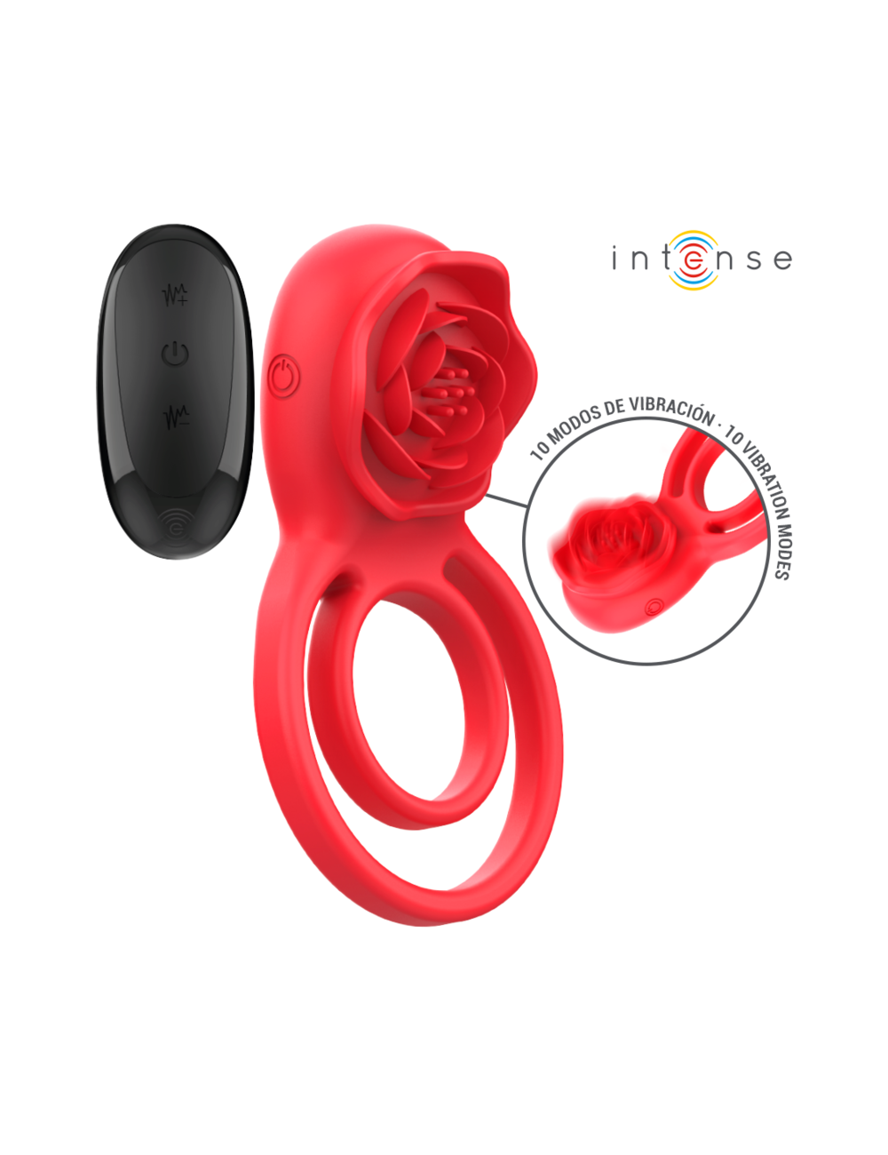 INTENSE - GAIL STIMOLATORE ROSE 10 VIBRAZIONI ROSSO TELECOMANDO INTENSE - GAIL STIMOLATORE ROSE 10 VIBRAZIONI ROSSO TELECOMANDO