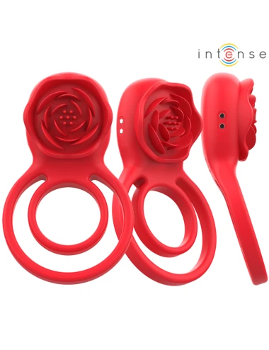 INTENSE - GAIL STIMOLATORE ROSE 10 VIBRAZIONI ROSSO TELECOMANDO