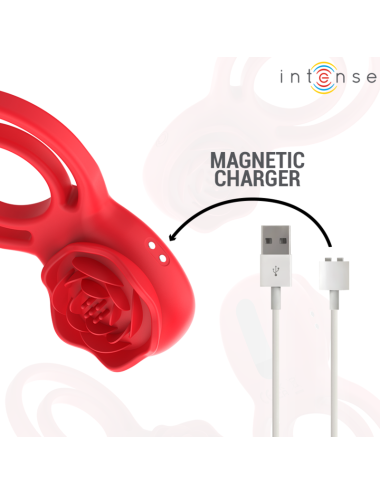INTENSE - GAIL STIMOLATORE ROSE 10 VIBRAZIONI ROSSO TELECOMANDO