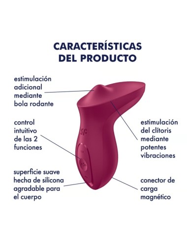 SATISFYER - EXCITERRR VIBRATORE A BACCA PER CLITORIDE LAY-ON