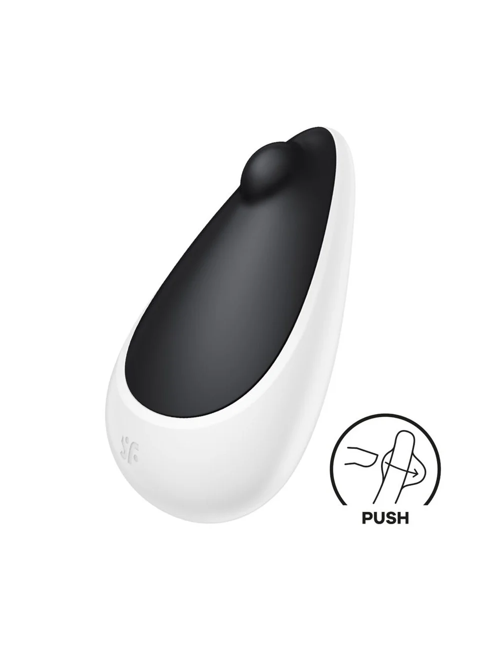 SATISFYER - SPOT ON 3 STIMOLATORE CLITORALE NERO SATISFYER - SPOT ON 3 STIMOLATORE CLITORALE NERO