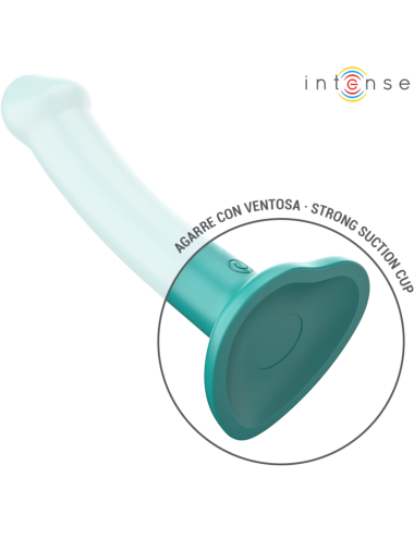 INTENSE - KATIE VIBRATORE CON VENTOSA 10 VIBRAZIONI TELECOMANDO BLU