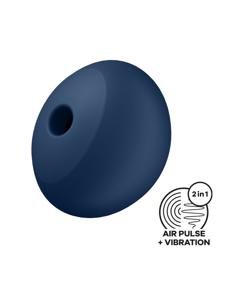 SATISFYER - AIR POWER 4 STIMOLATORE E VIBRATORE 12 VIBRAZIONI BLU