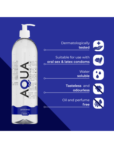 AQUA QUALITY - LUBRIFICANTE A BASE ACQUA 1000 ML
