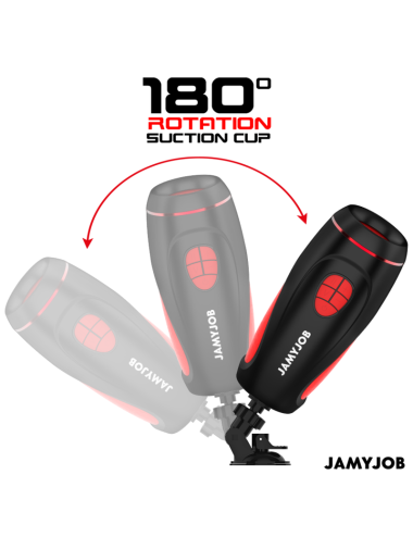 JAMYJOB - PYSTON BASE MASTURBATORE AUTOMATICO CON DILDO TELECOMANDO