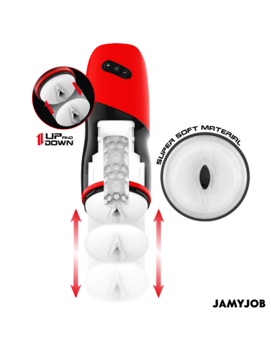 JAMYJOB - MASTURBATORE VAGINALE AUTOMATICO XPEED 5 MODALITÀ DI ASPIRAZIONE